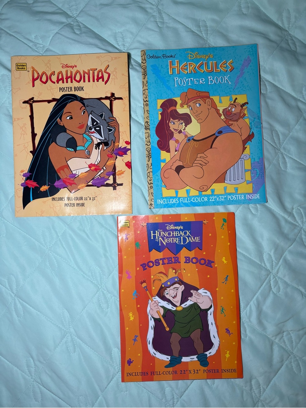 Rare (3) Set of Original Disney Golden Books
